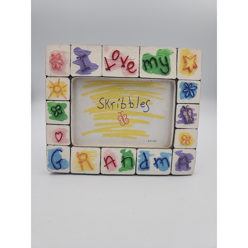 Russ Picture Frame Skribbles "I Love My Grandma"‎ 3.5x5